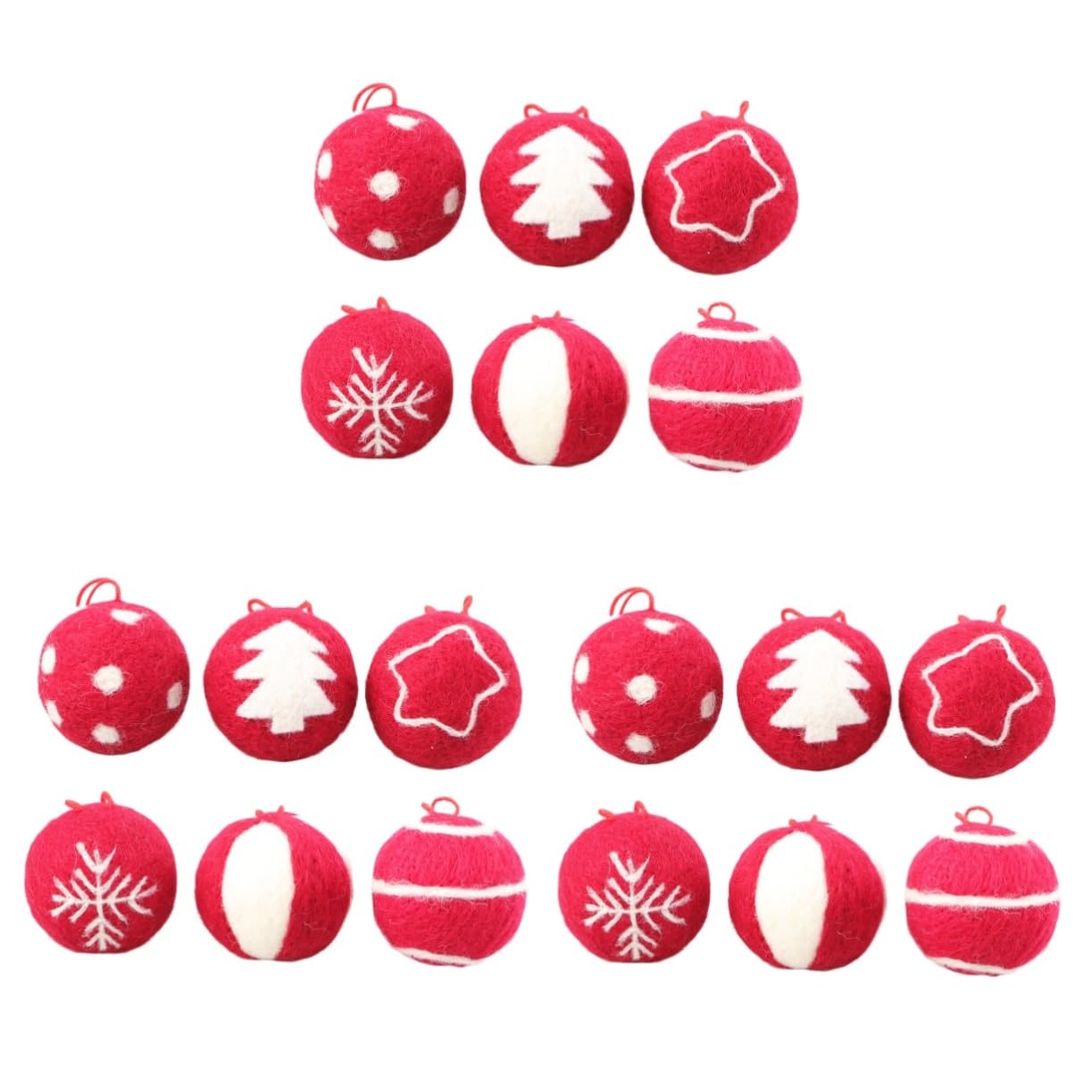 Boule pour la décoration de Noël OUNONA x18 pour sapin festif