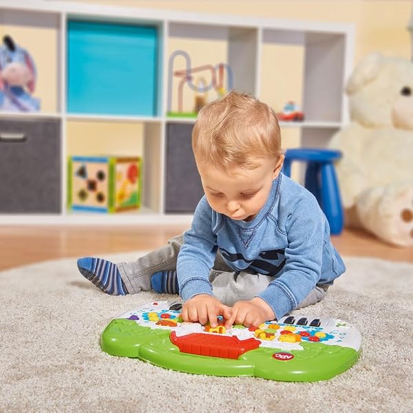 Simba 104018188 - ABC Tier-Keyboard, mit verschiedenen Sounds und Einstellfunktionen, 28x39cm, ab 3 Jahre - 3