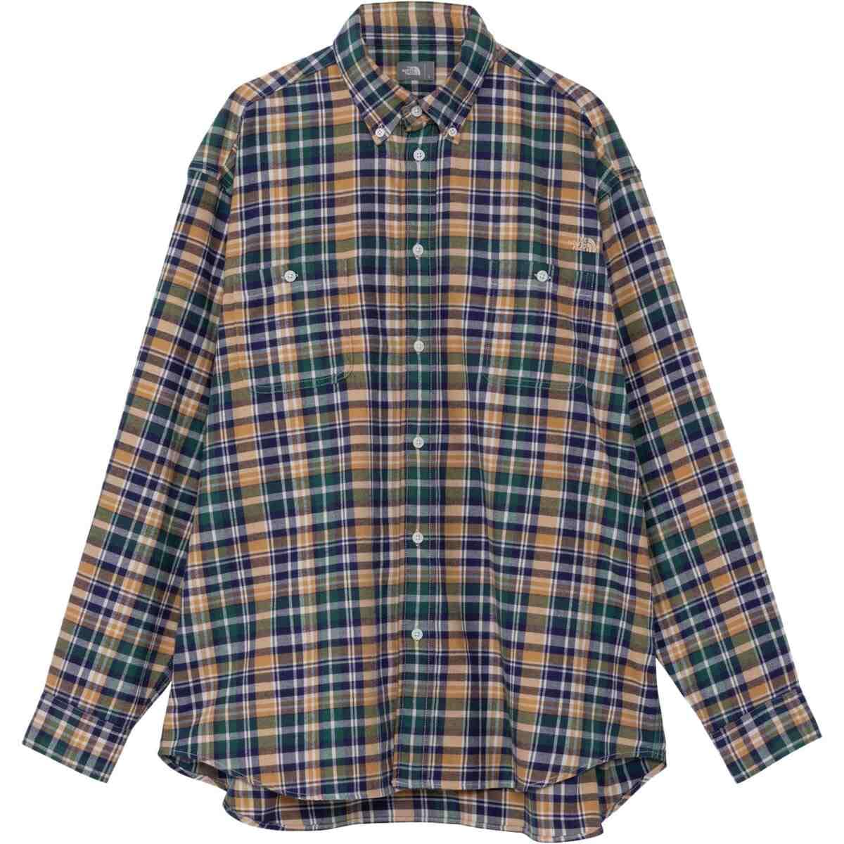 ノースフェイス　　長袖シャツ Amazon.co.jp: THE NORTH FACE(ザノースフェイス) 長袖 シャツ L