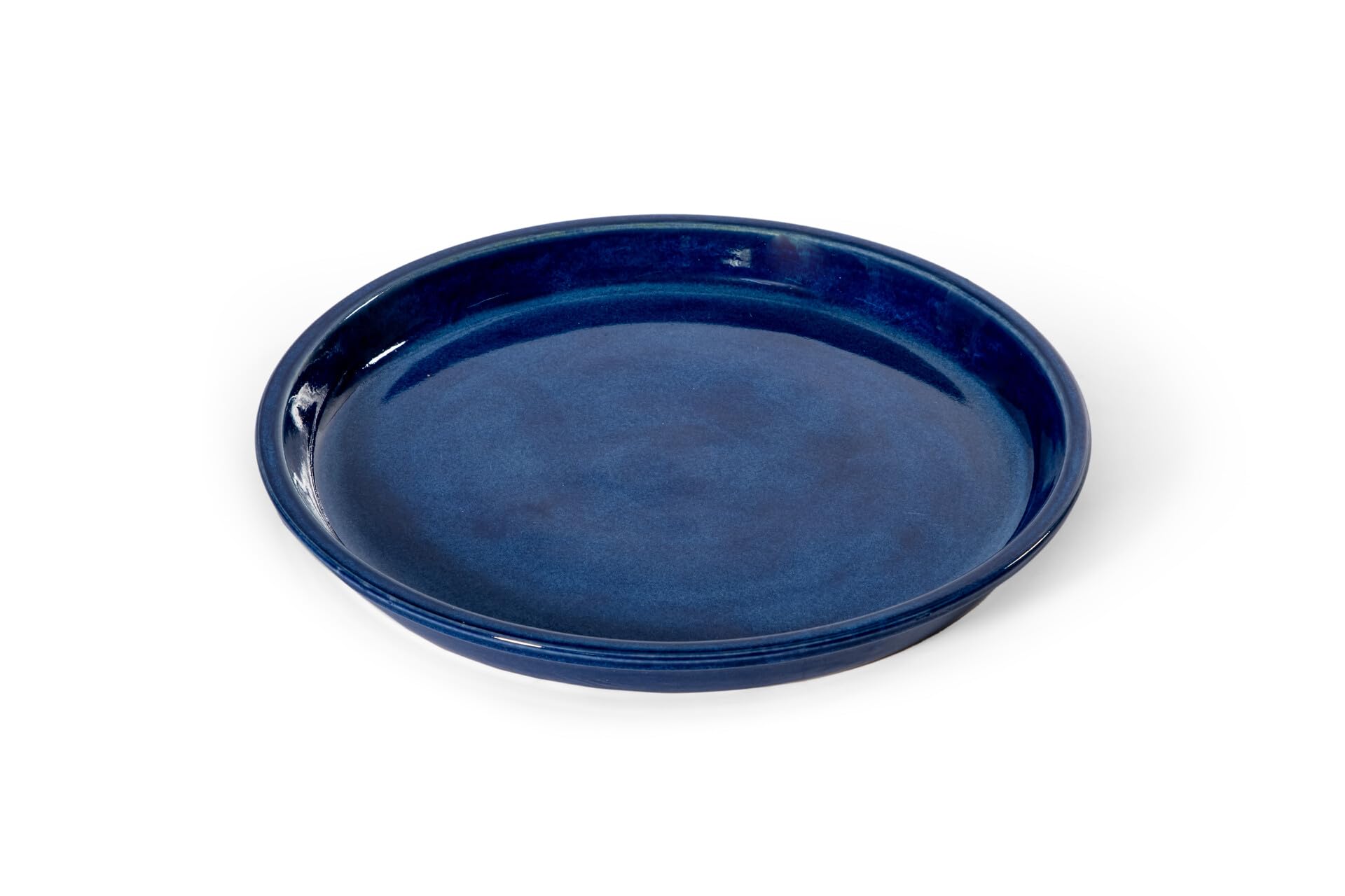 Soucoupe Pour Pots De Fleurs En Grès Émaillé - Résistante Au Gel - 24 Cm Anthracite
