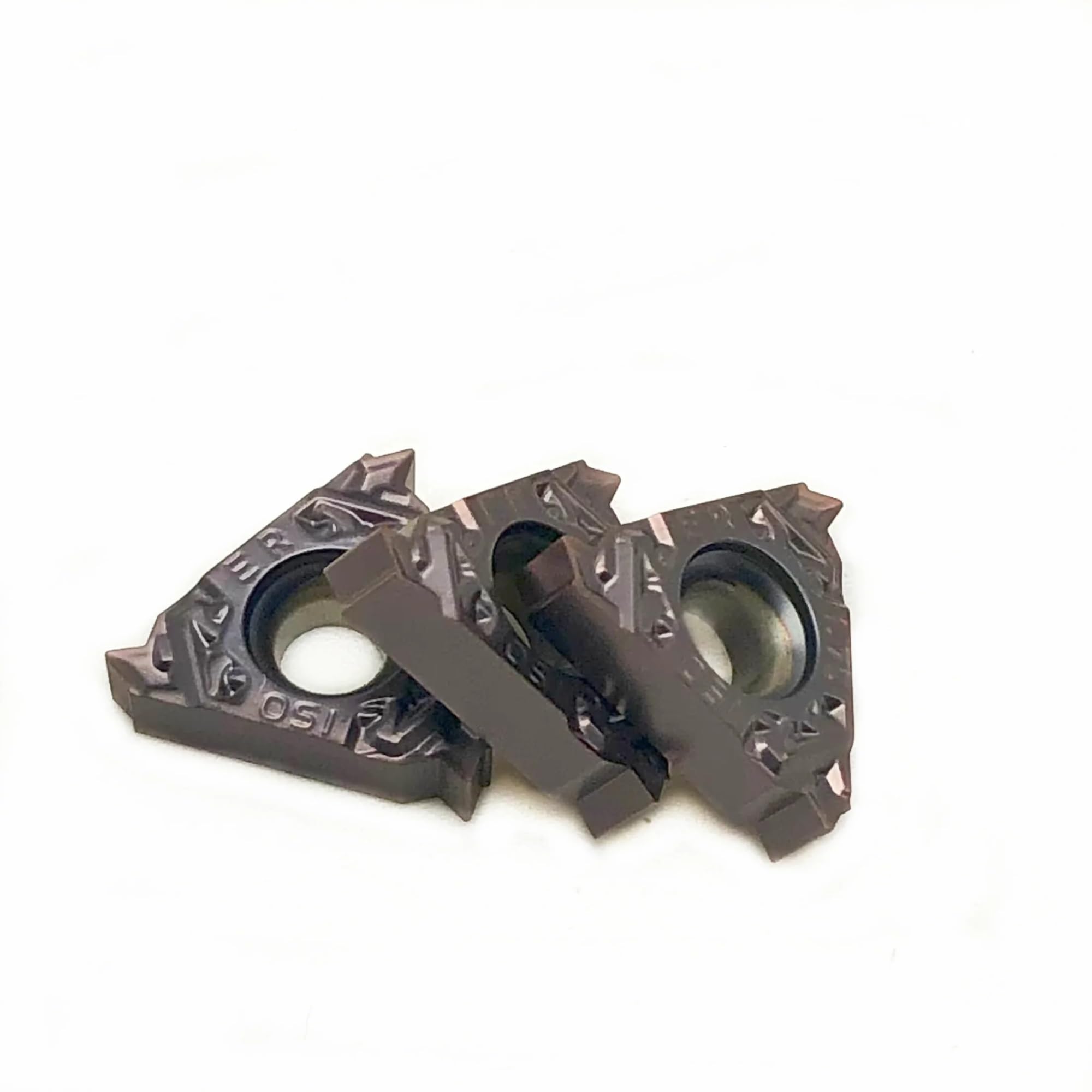 10 Piezas De Herramientas Torno Cuchillas CNC(16ER 1.5 ISO KT8060)