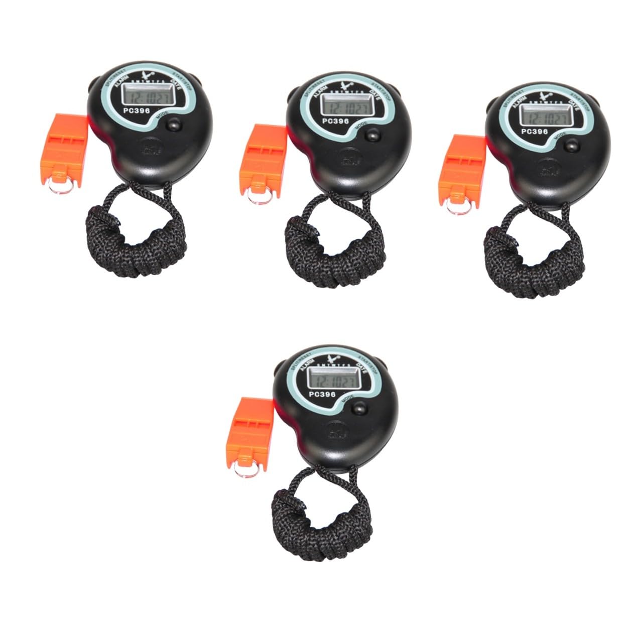 Toddmomy 4 Set Cronometro Sportivo con Completo per Allenatori e Cronometraggio e Visualizzazione Data Design Ergonomico e Allerta Vibratione per Corsa e Fitness