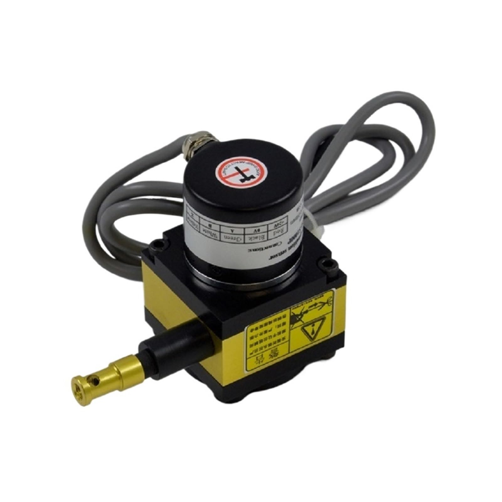 JJKKOZVQF Draw-wire Displacement Sensor 1000MM Stroke Wire Encoder Position Transducer 4-20MA 0-10V 0-10K(0-5Kohm)