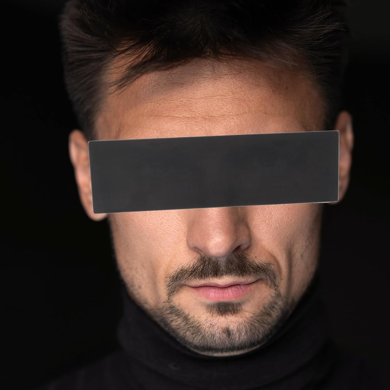 SEWACC Pixel Sunglasses for Party 8 Bit Pixel Glasses Censorship One-Piece Black Bar Novelty Sunglasses Dealing with it Glasses for Men Women Photo Prop