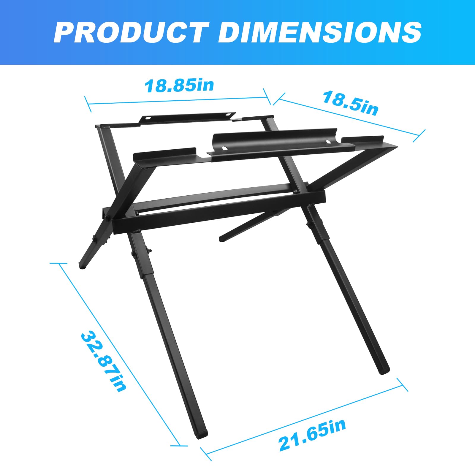 DEWALT Table Saw Stand - 10 Inch Jobsite Support -2