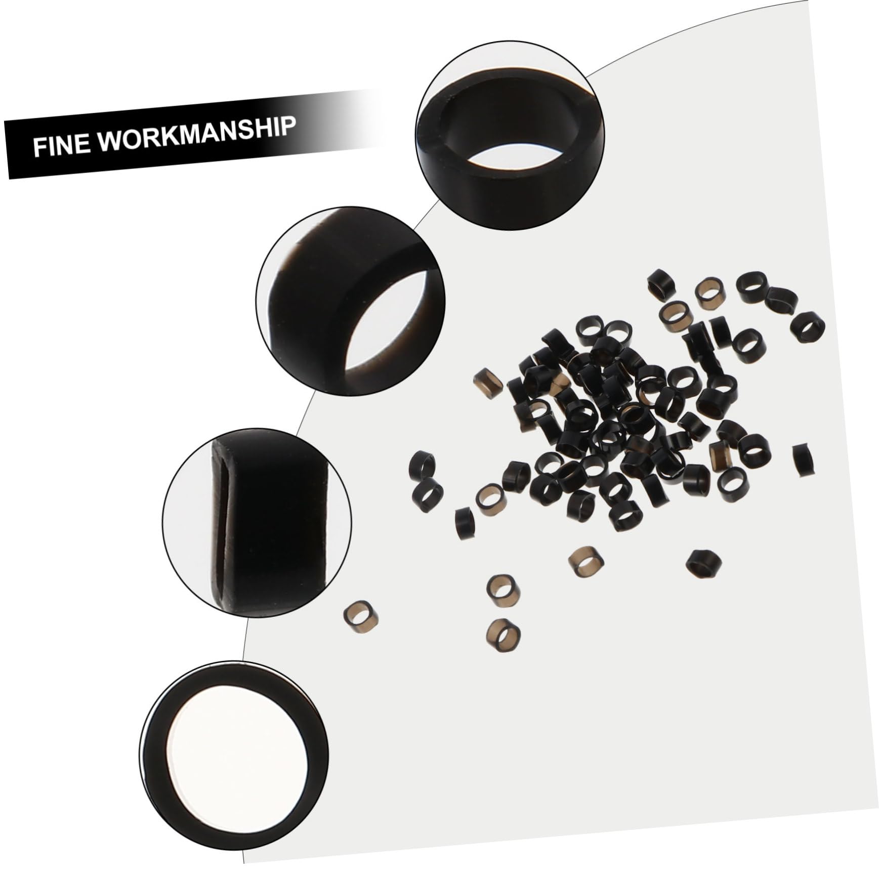 Abaodam 2 Sets Bike Sealing Ring Kit Nozzle Gasket Sturdy Silicone for Bike Maintenance Repair