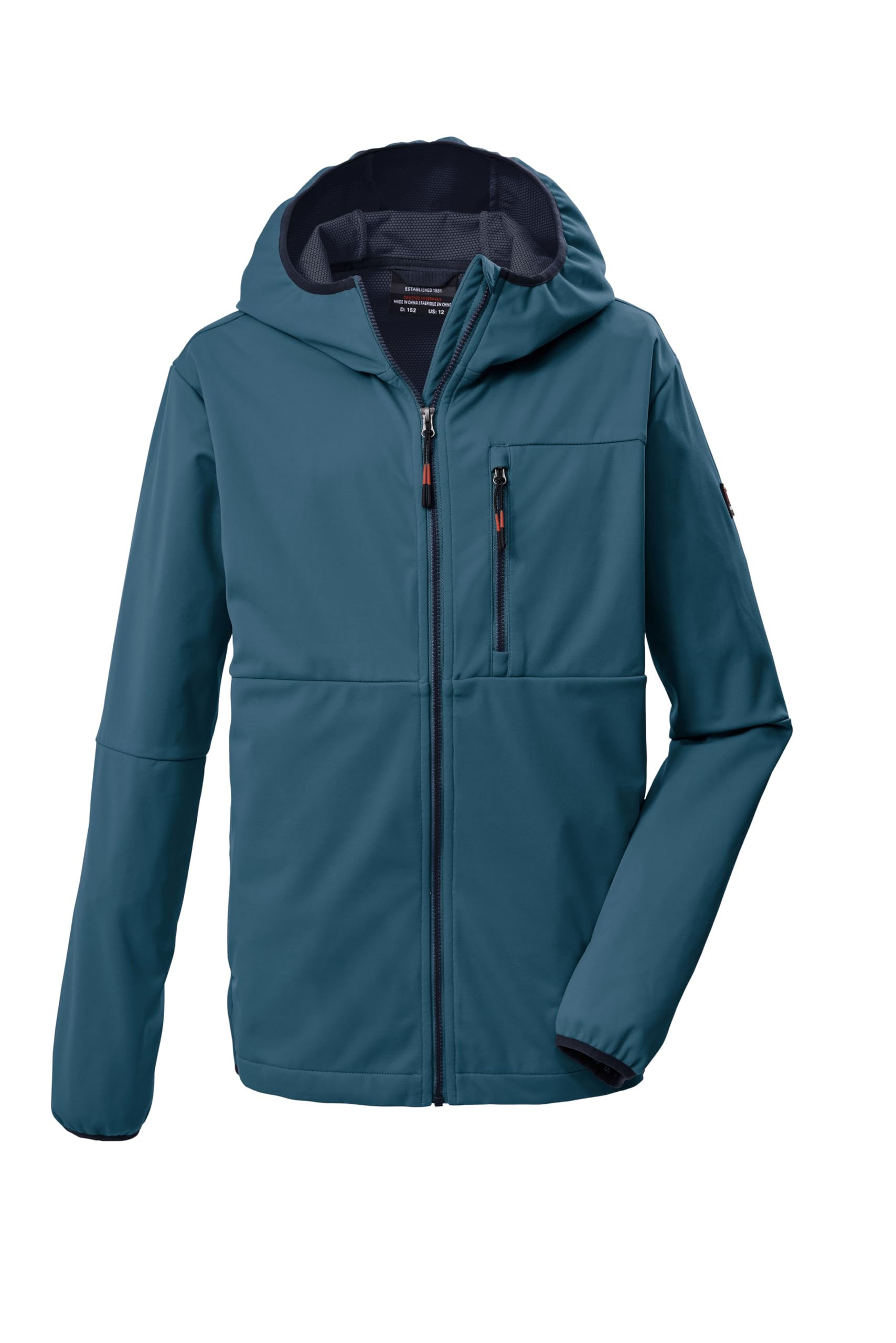 Killtec Kos 124 Bys Sftshll Jckt Giacca softshell/giacca outdoor con cappuccio Bambini e ragazzi