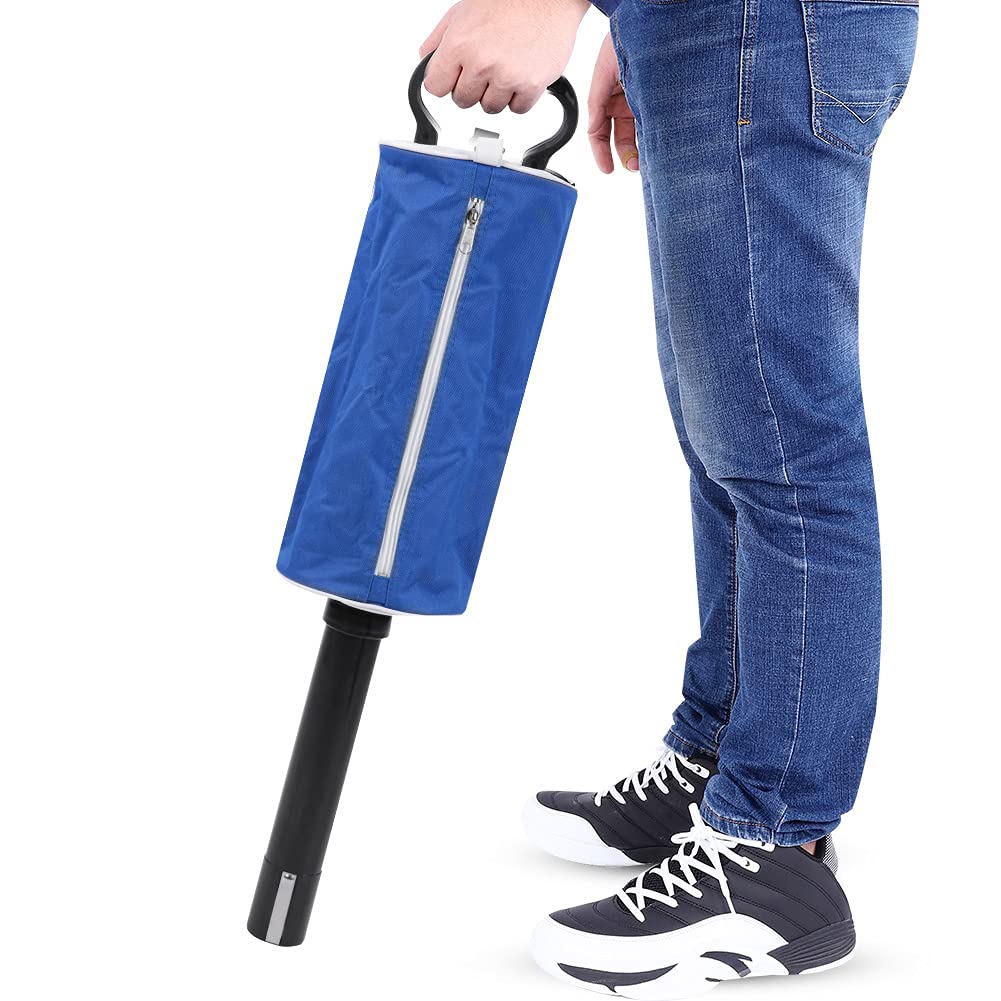 Golf Pick -up -Tasche, Halten Sie 70 Bälle, tragbare Golf -Shag -Tasche Golfball Retriever Ball Sagger Picker Accessoire mit abnehmbarem Aluminiumlegierrohr