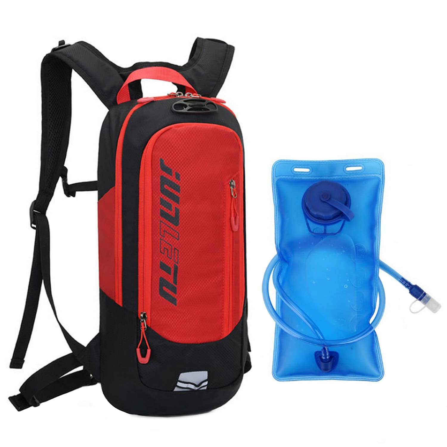 Clape Zaino Idratazione con Vescica 2L Zaino Ciclismo Zainetto Running Zaino Acqua Leggero Zaino con Sacca Idrica Waterproof Hydration Backpack