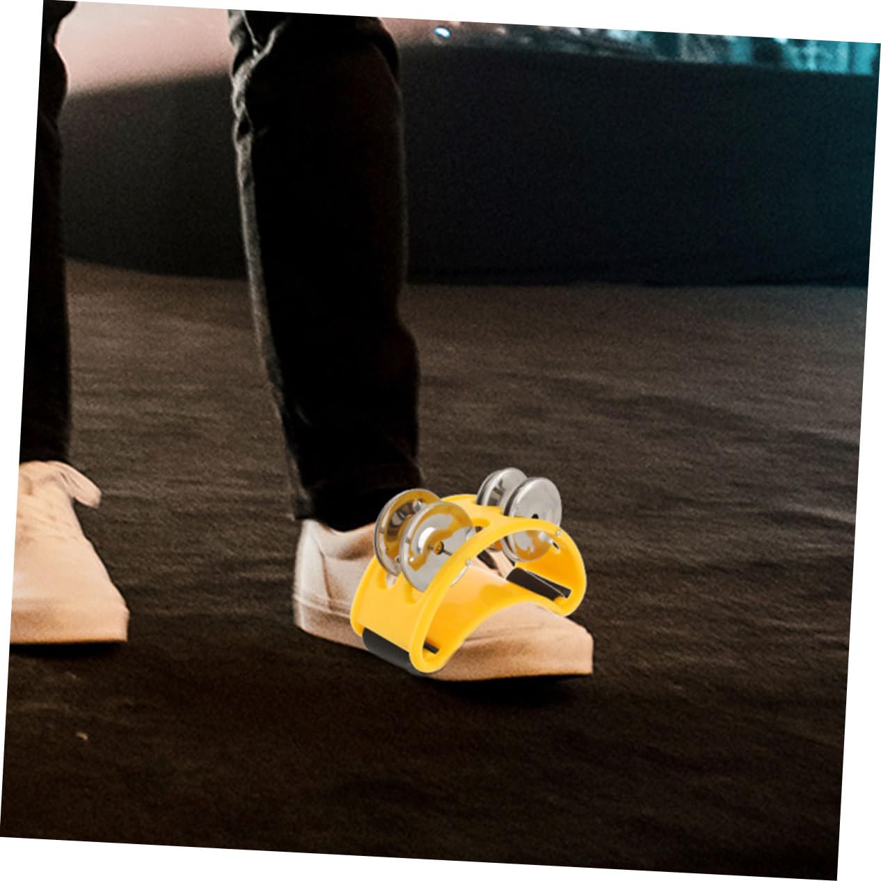 Levemolo Foot Bell Shaker Set 2pcs Accompaniment Foot Bells Versatile Music Instrument