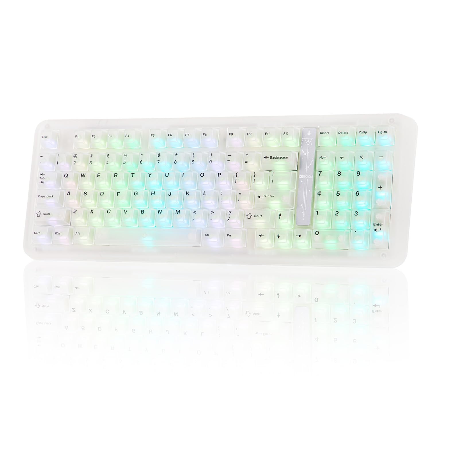 KiiBoom Teclado mecânico para jogos Phantom98 Lite 96% sem fio