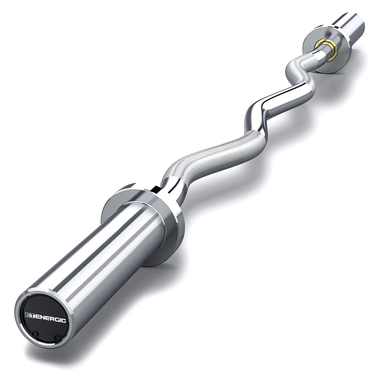 47 inch Olympic EZ Curl Barbell