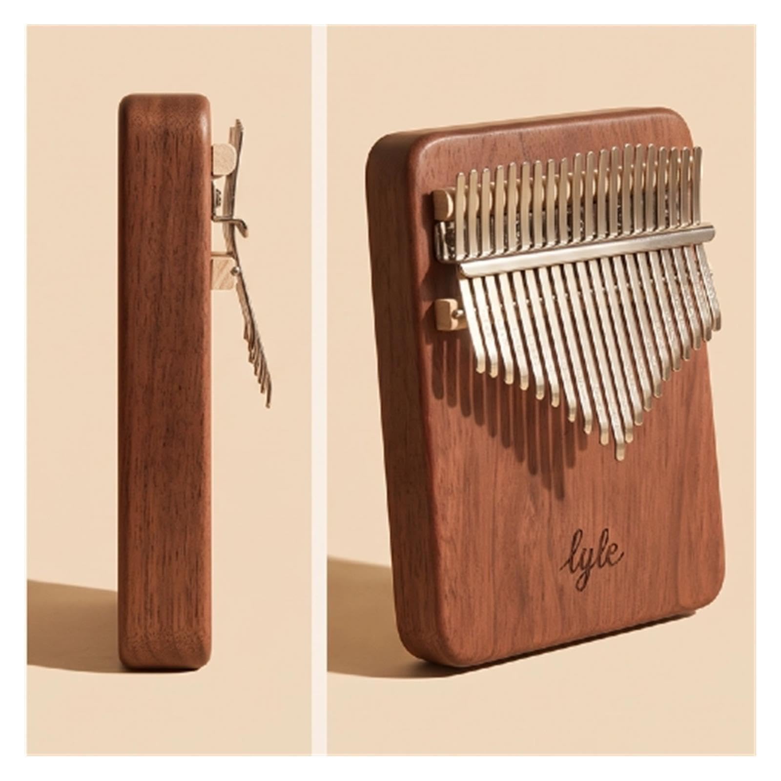 Solidna Kalimba Retro Drewniana Kalimba