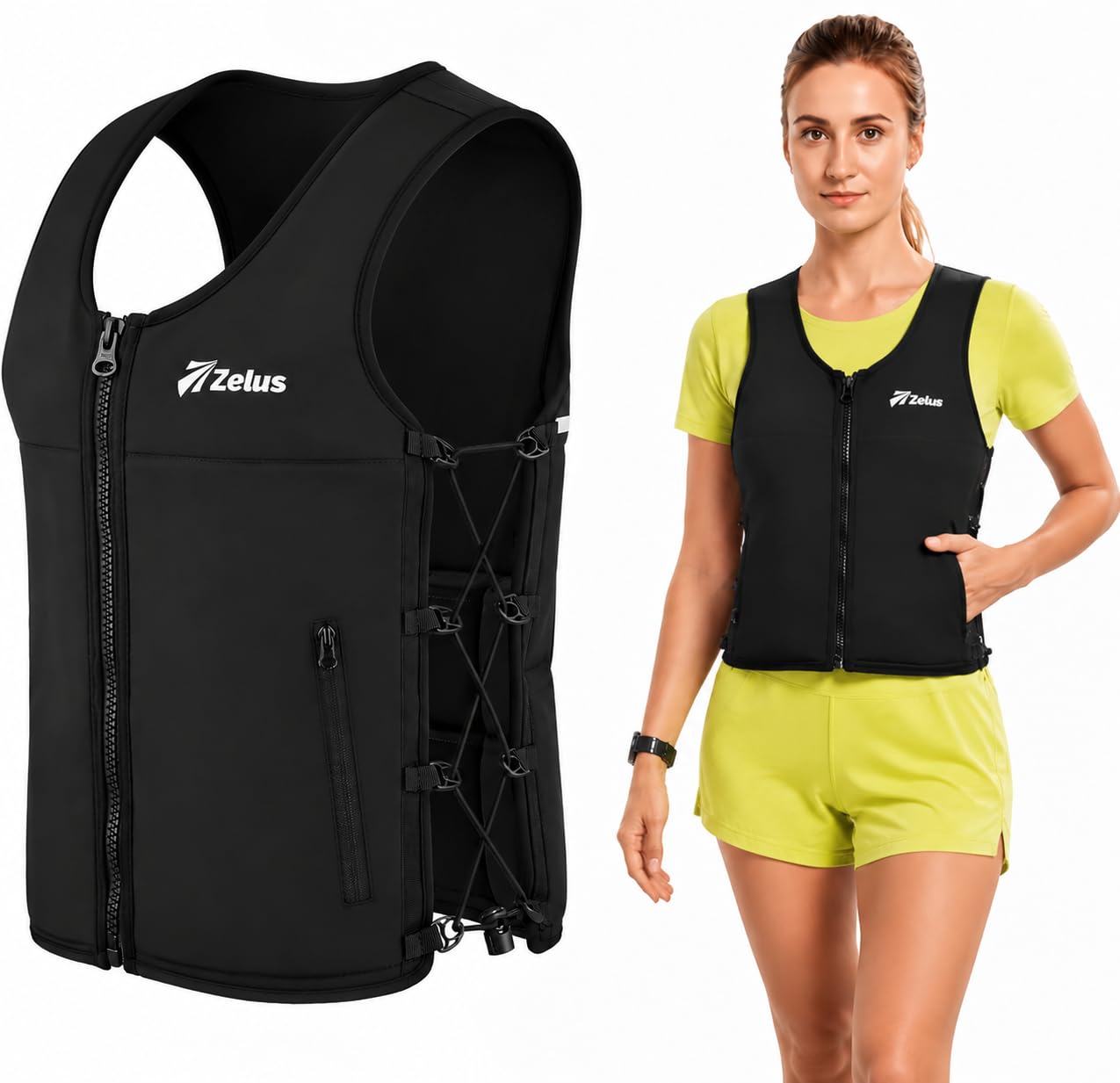 ZELUS Adjustable Soft Iron Weighted Vest