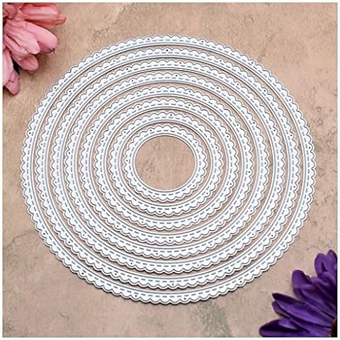 KWELLAM Large Size 15cm Sew Thread Round Metal Die Cutting Dies for DIY Scrapbooking Photo Album Embossing Cover