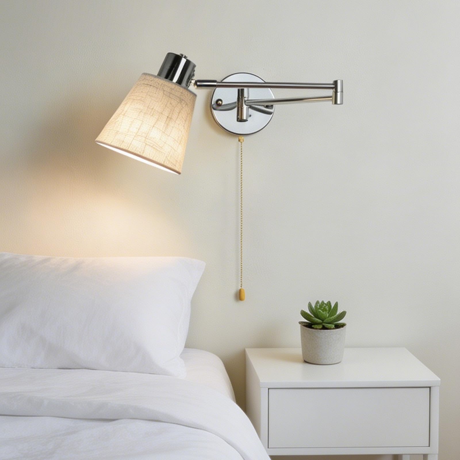 Iluminación de pared E27 regulable en ángulo para escritorio y sala de estar 8