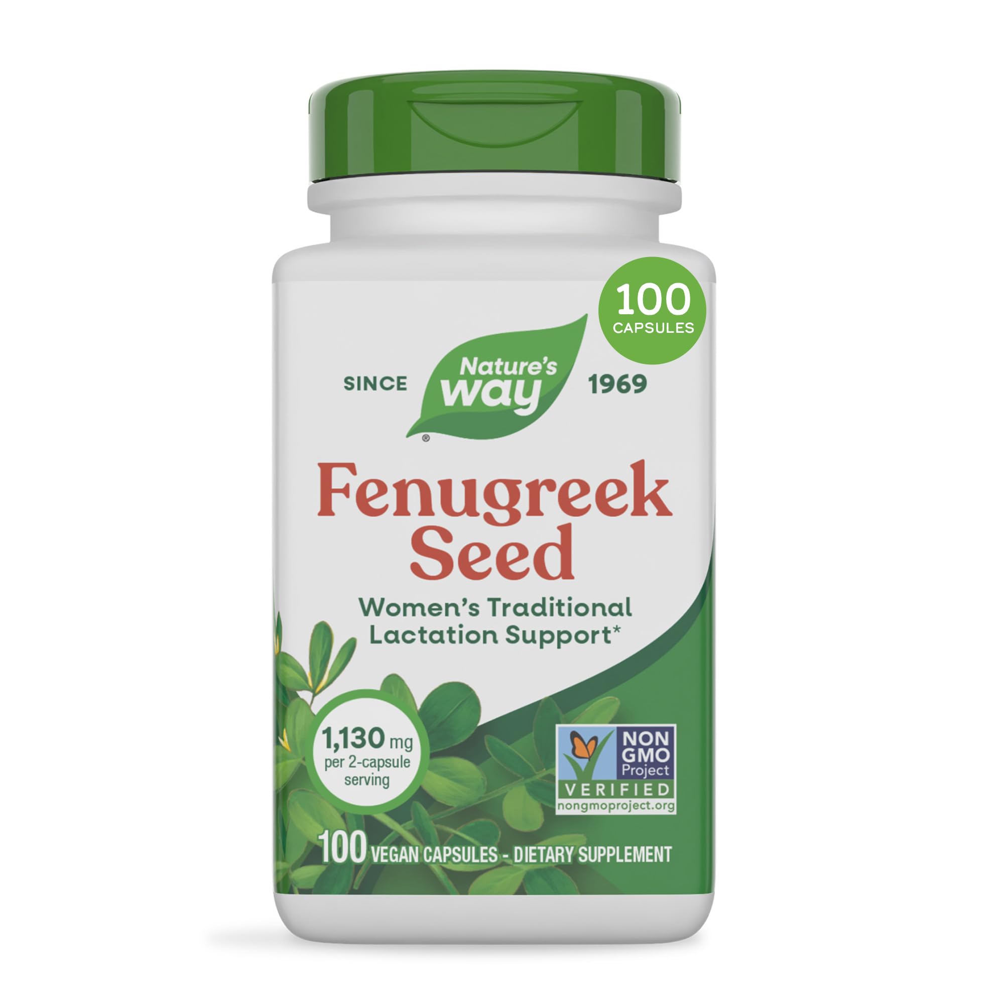 Nature's Way, Fenugreek Seed, 610 mg, 100 Vegetarian Capsules-picture-28