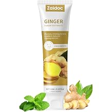 Ginger Flavor Toothpaste 4.23 fl oz, Natural Surface Stain Care, Stains & Refreshes Breath, Enamel Formula with Fluoride-Free Cleansing