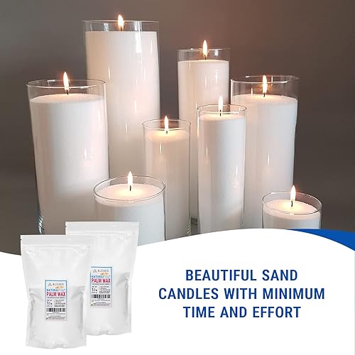 Miniatura 3 de ALEXES Cera de palma para hacer velas, copos de cera de palma de 1 libra, cera de palma sostenible para hacer velas, copos de cera de palma orgánica