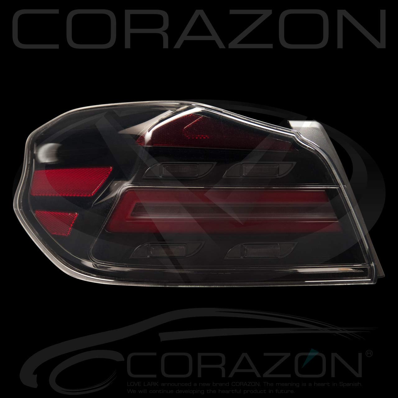 Amazon | WRX VA テールランプ CORAZON LEDテールランプ Type-R BLACK