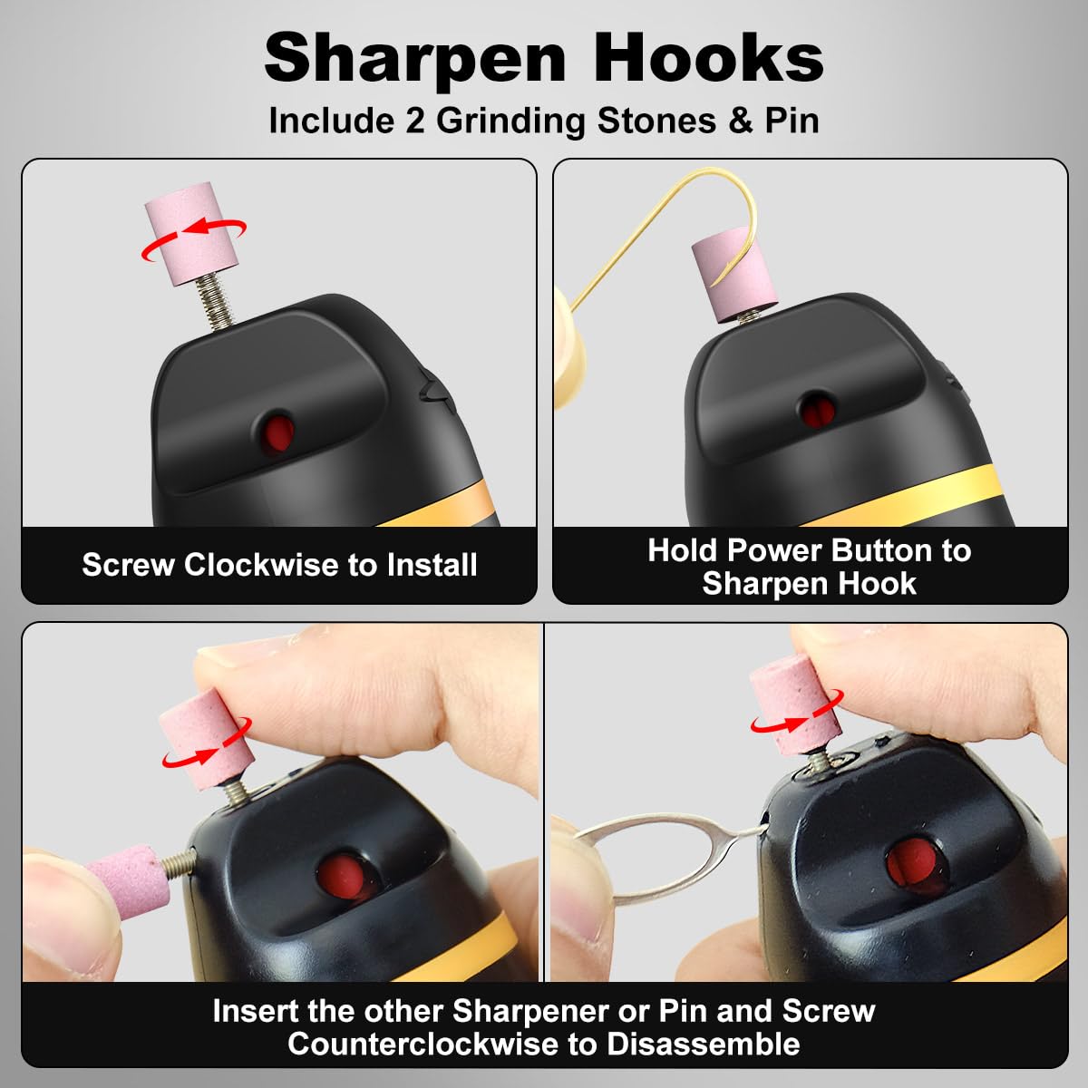 SNAIL TRAIL Fishing Line Stripper & 6
