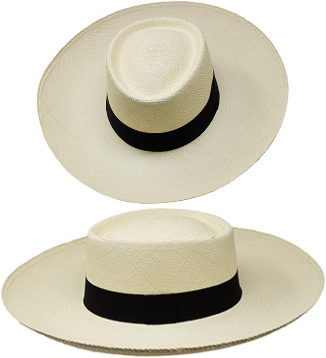 Gamboa Original Panama Hat Men Women Straw Wide Brim Hats Sombrero Playa Hombre Mujer Brimmed Sun Protection UV UPF50+