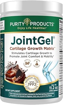 Purity Products - JointGel - Collagen Peptides for Joints + MSM Powder | Fortigel Bioactive Collagen - Joint Supplement for Flexibility & Cartilage Support - Chocolate, 30 Servings