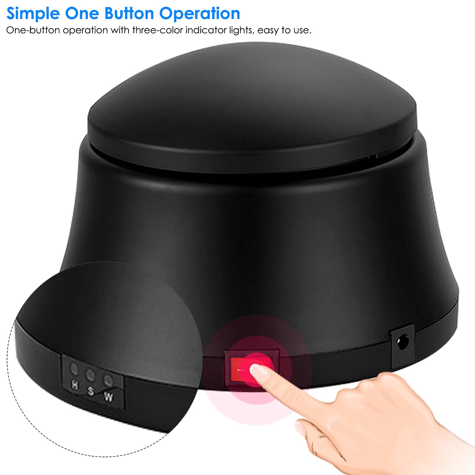 Máquina Removedora de Vapor de Esmalte de Uñas Eliminador de Esmalte de Vapor Eléctrico Vaporizador de Uñas Nail Art Salon Tool Steam Armor Remover
