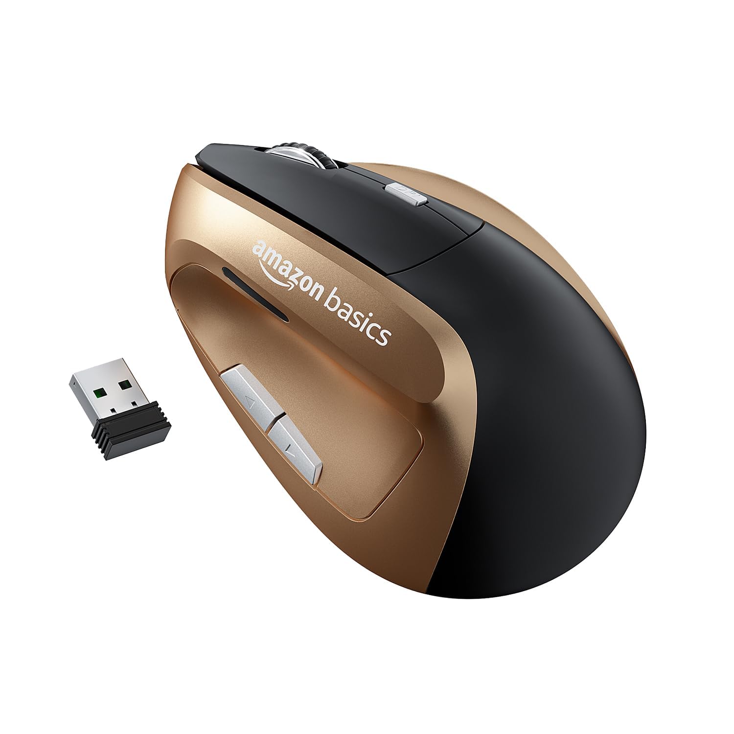 amazon basics Ergonomic Mouse Wireless Vertical Mouse Rechargeable Silent Mice 2.4G Optical USB Mouse, DPI 1000/1200/1600 (B0CJ2W511R) Amazon Price History, Amazon Price Tracker