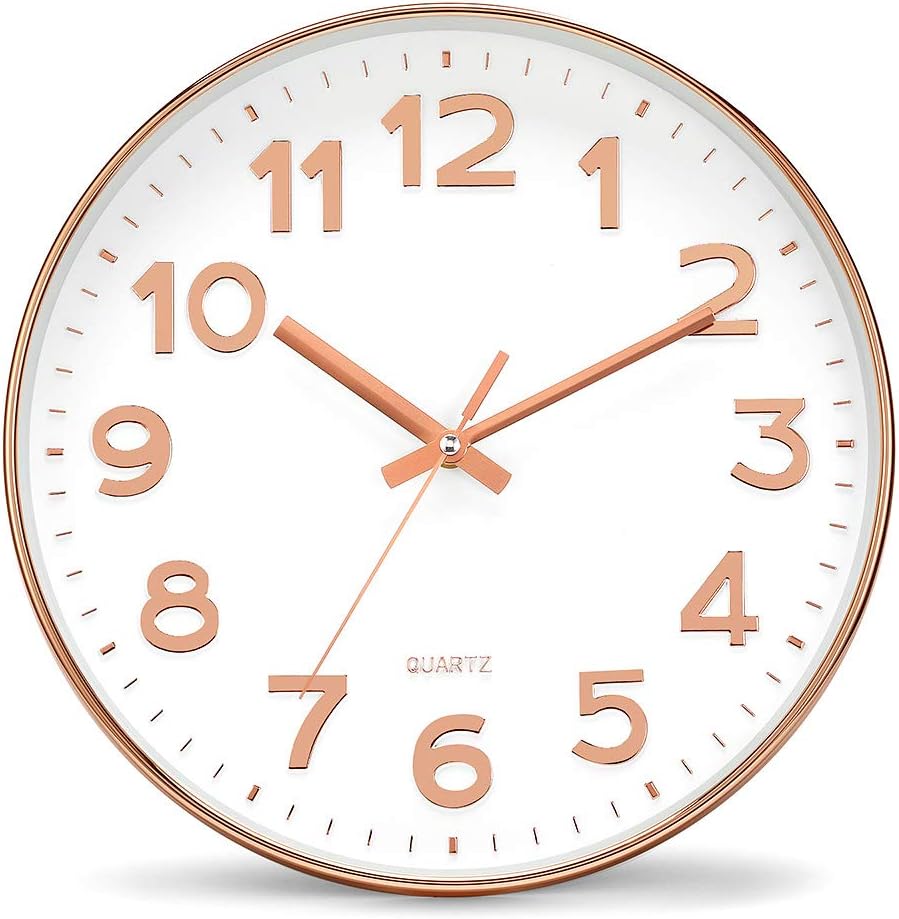 Genbaly Wall Clock (Rose Gold A)