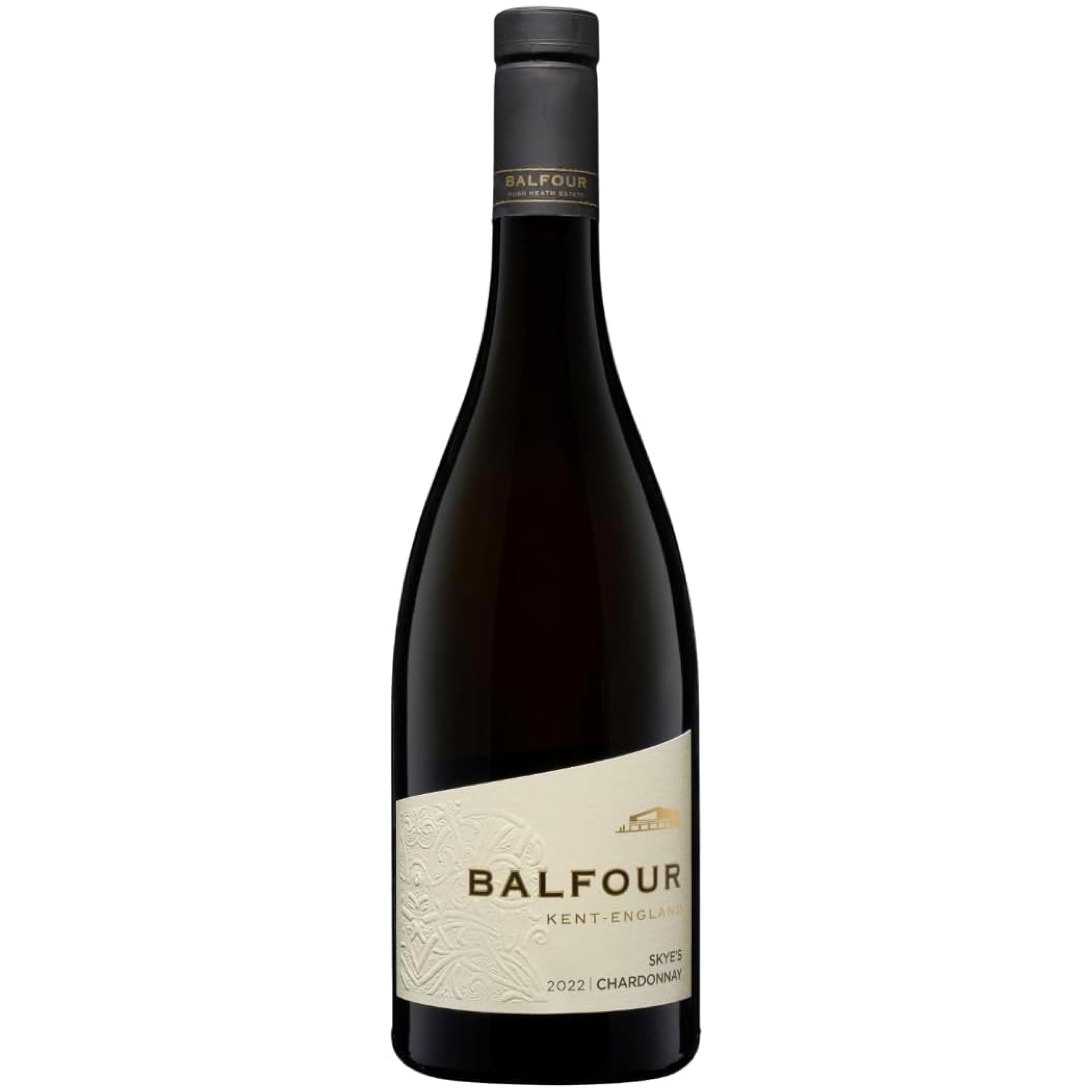 Balfour Skye’s Chardonnay Unoaked English Still White Wine from Kent, 75cl, 11.5% ABV – Elegant Chablis-Style Aperitif, Perfect with Seafood & A Great Gift