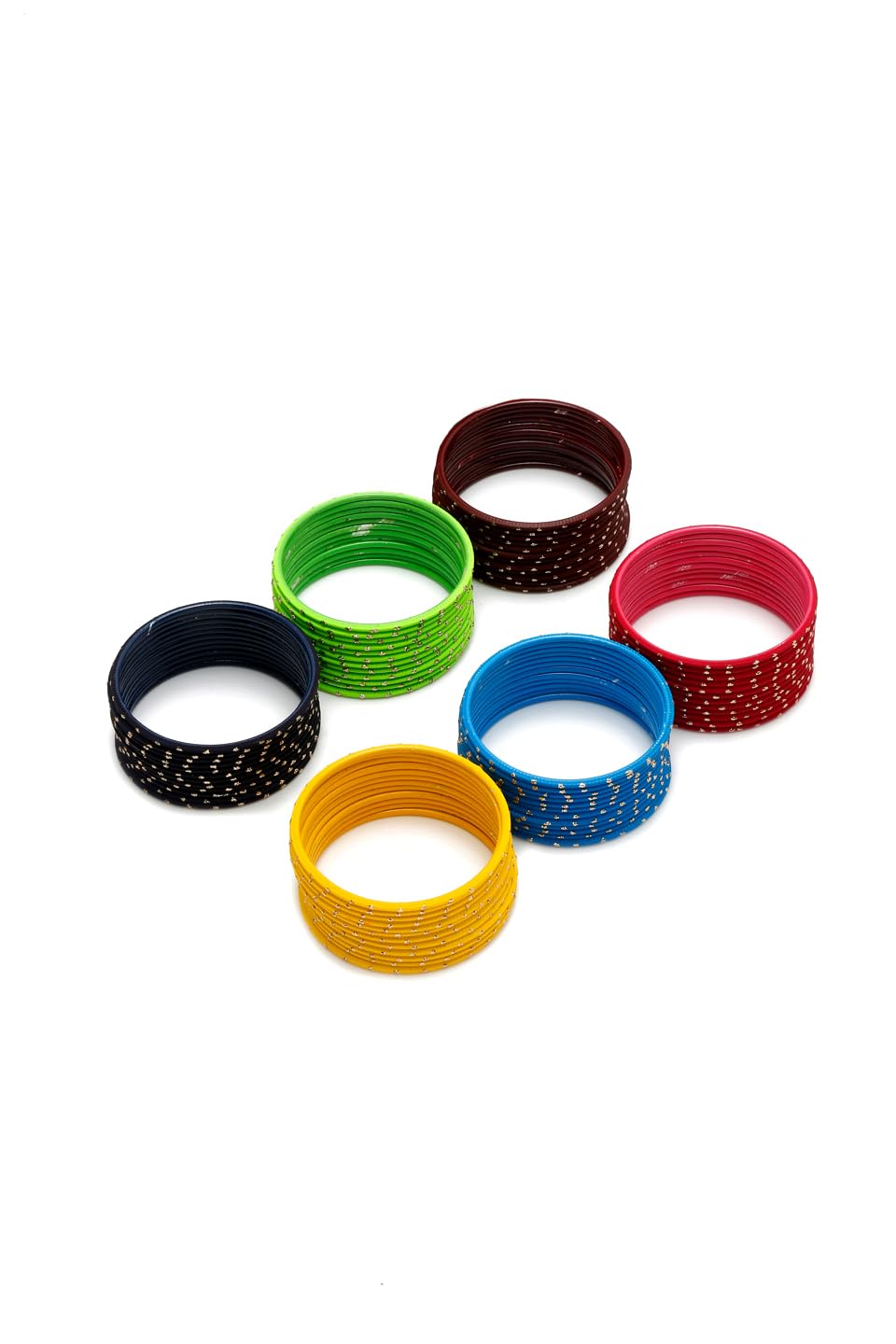 Colorful Bangles Set of 144 for Women (2.4)
