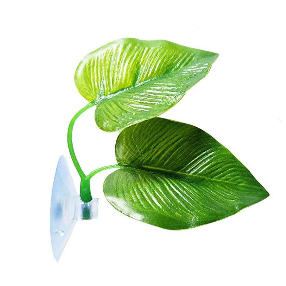 shlutesoy Pet Supplies Animals Toys Artificial Plant Leaf Betta Hammock Fish Tank Spawning Rest Bed Aquariums Decor
