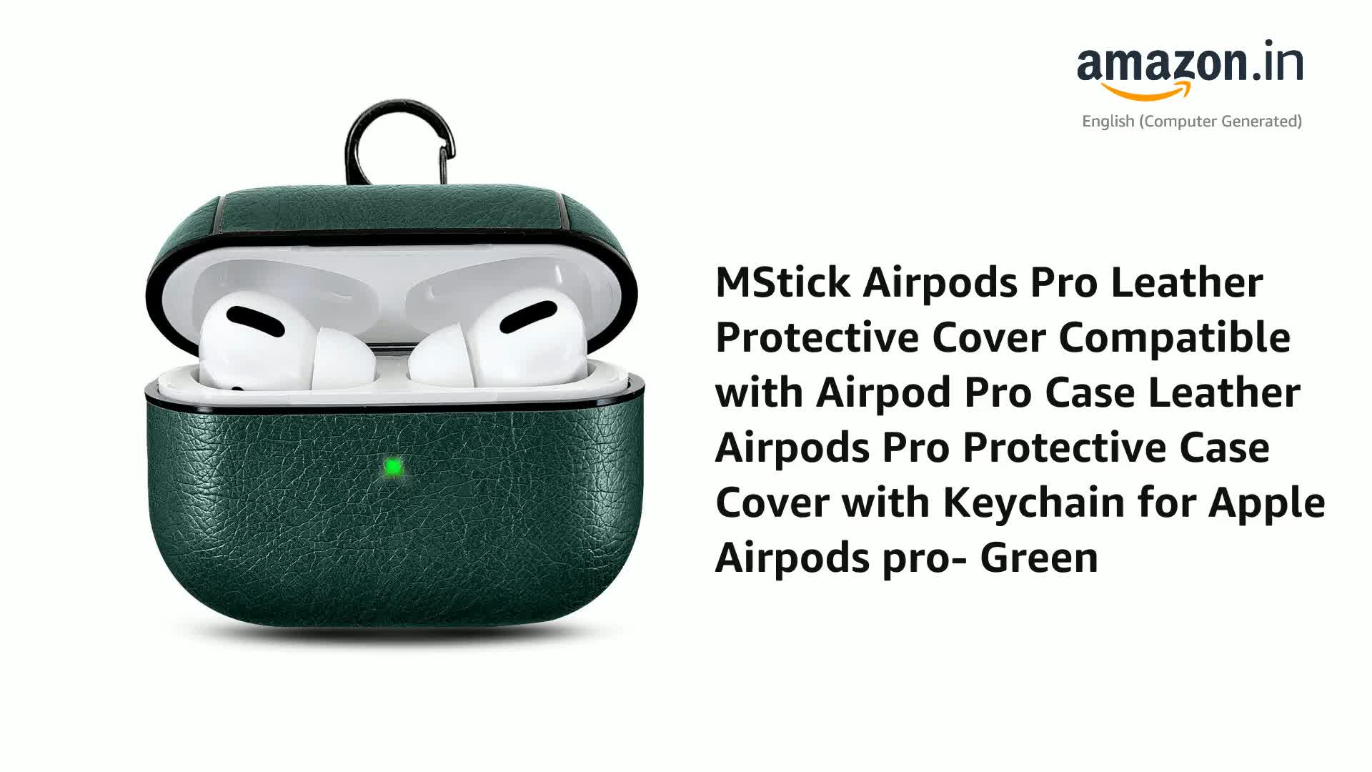 mStick Airpods Pro Leather Protective Cover Compatible with Airpod