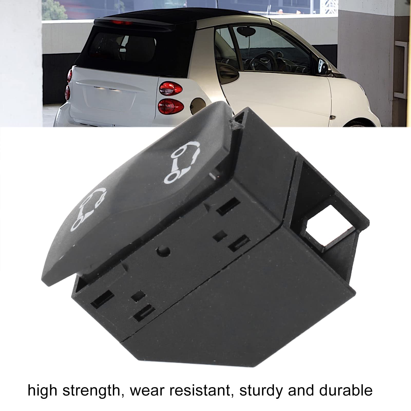 Interruttore Convertibile per Smart Fortwo 451 Cabrio 2007-2015 - Modulo di Controllo Tetto Elettrico ABS di Ricambio (Codice 4518203810) per Apertura/Chiusura Tetto