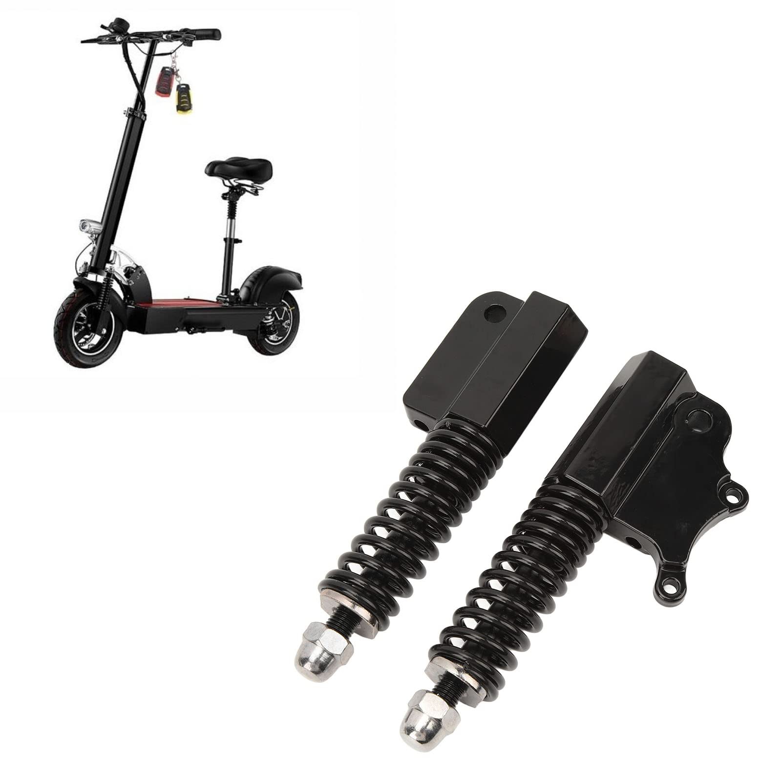 Amortisseur Avant Hydraulique M12 200mm - Suspension pour Scooter et Vélo Électrique en Alliage D’Aluminium Antirouille avec Pulvérisation