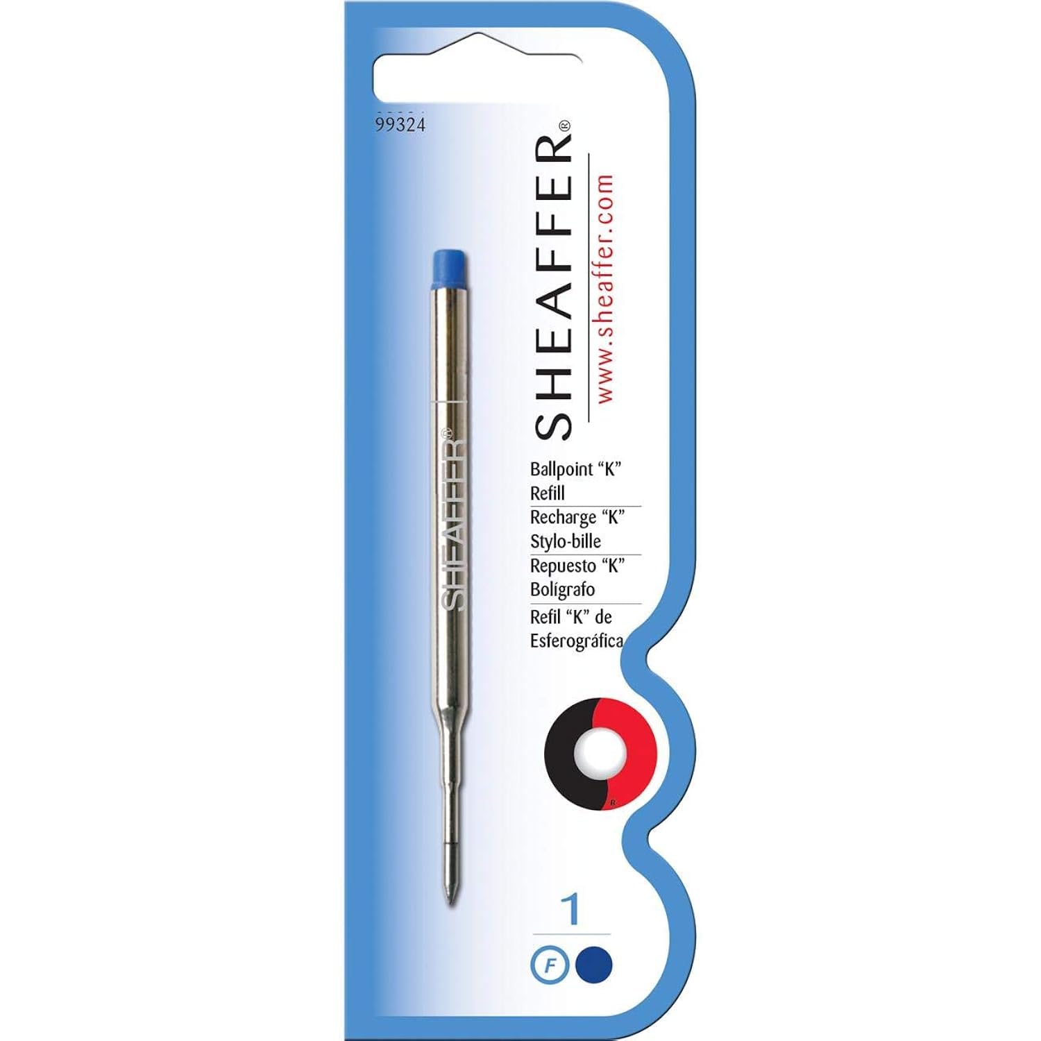 @Sheafferボールペン Amazon | SHEAFFER シェーファー ボールペン 油性 替芯 F 細字 ブルー