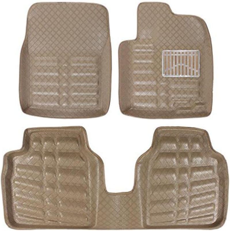 Auto Oprema (Award Winner at INDIA'S Rising Star 2024)ยฎ Biege Waterproof 3D/4D Tray Floor with Durable Leather Mat Compatible with Honda I-VTEC