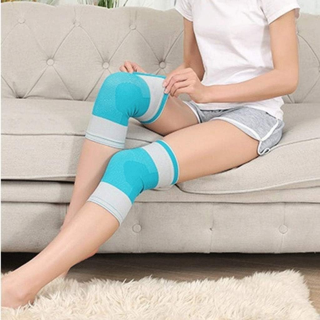 Warm knee pads- Knee Pads Old Cold Legs Unisex Sports Fitness Thickening Plus Velvet Knee Winter Cold XL Gray