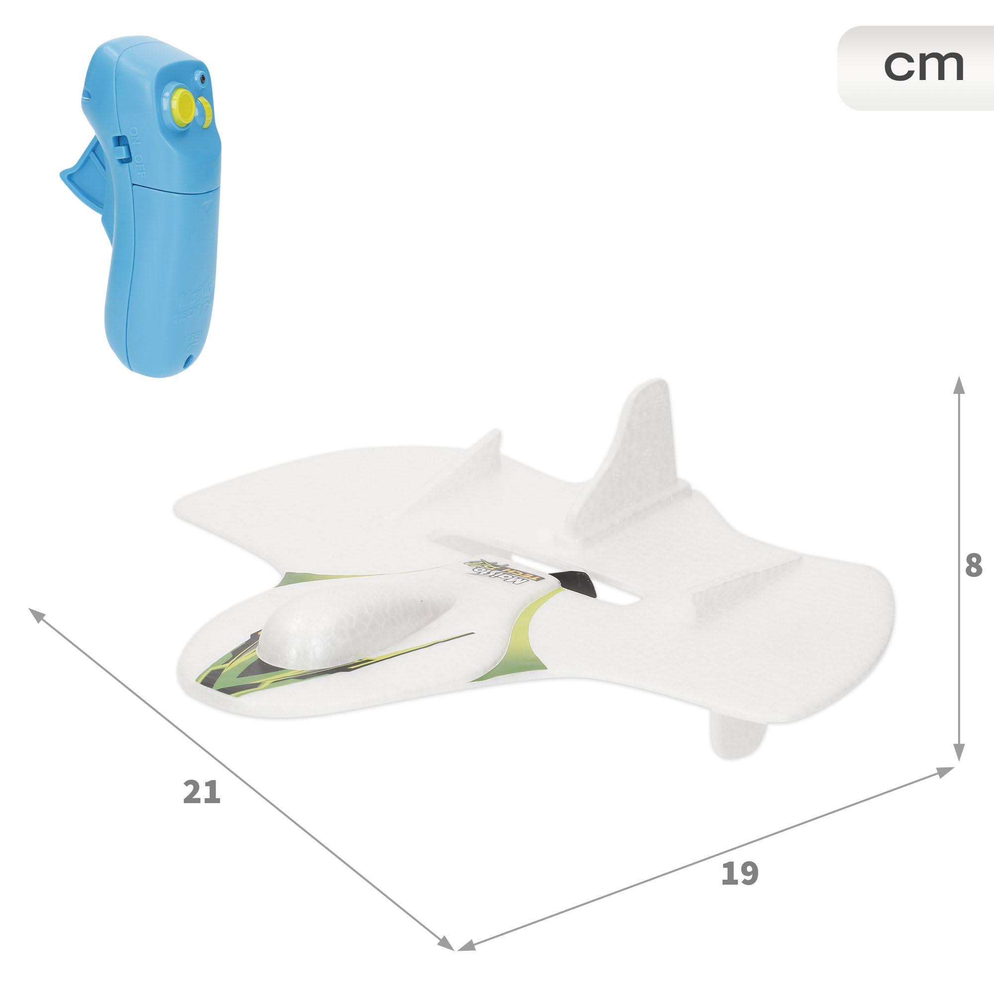 Maisto Tech RC Avión teledirigido niño, Stunt Flyers, 3 técnicas de vuelo, Frecuencia 2.4 GHz, USB, Incluye pegatinas, Control remoto, Aviones juguetes para niños, Regalos 8 años (78065)