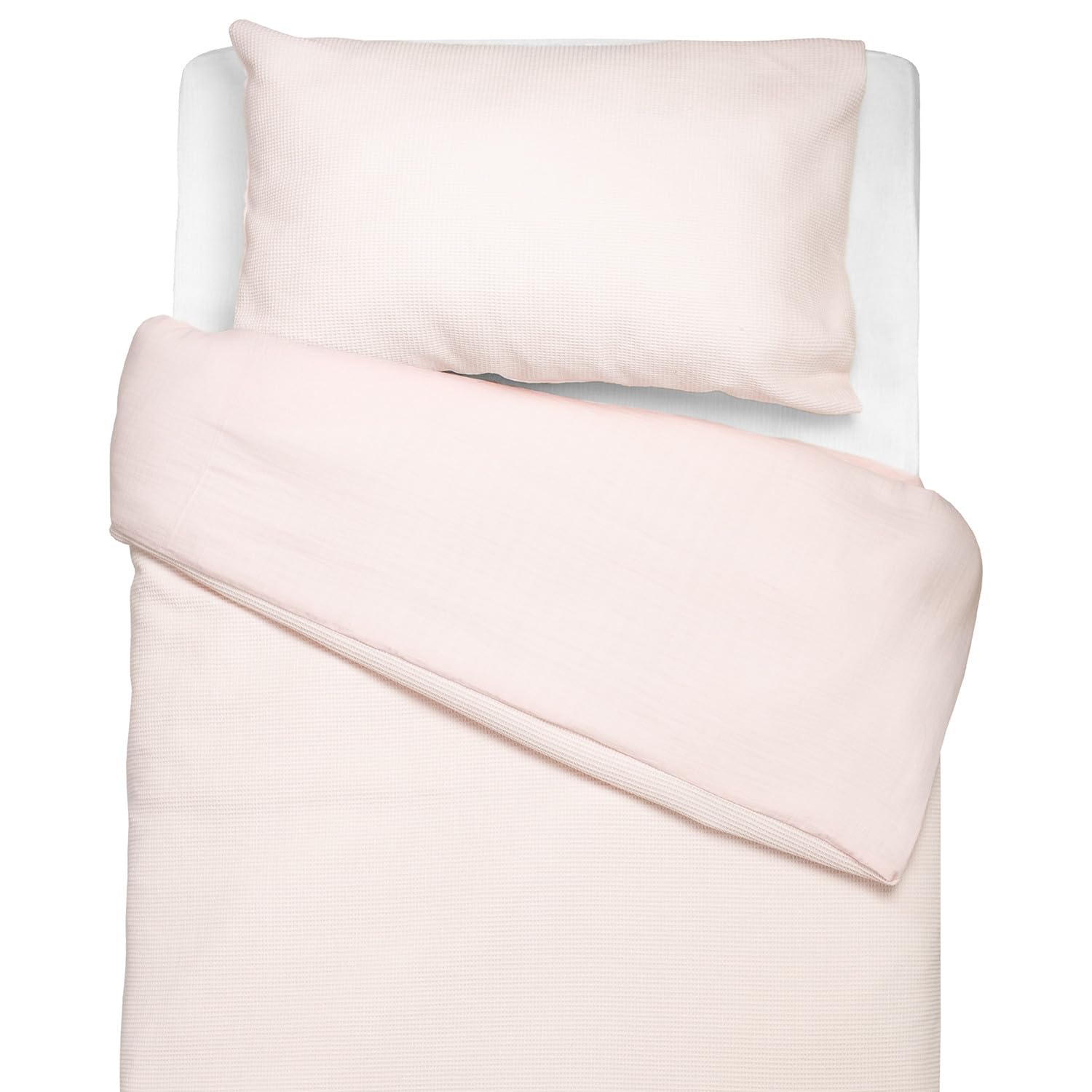 Parure de lit gaze de coton nid d'abeille 100x140 Sevira Kids