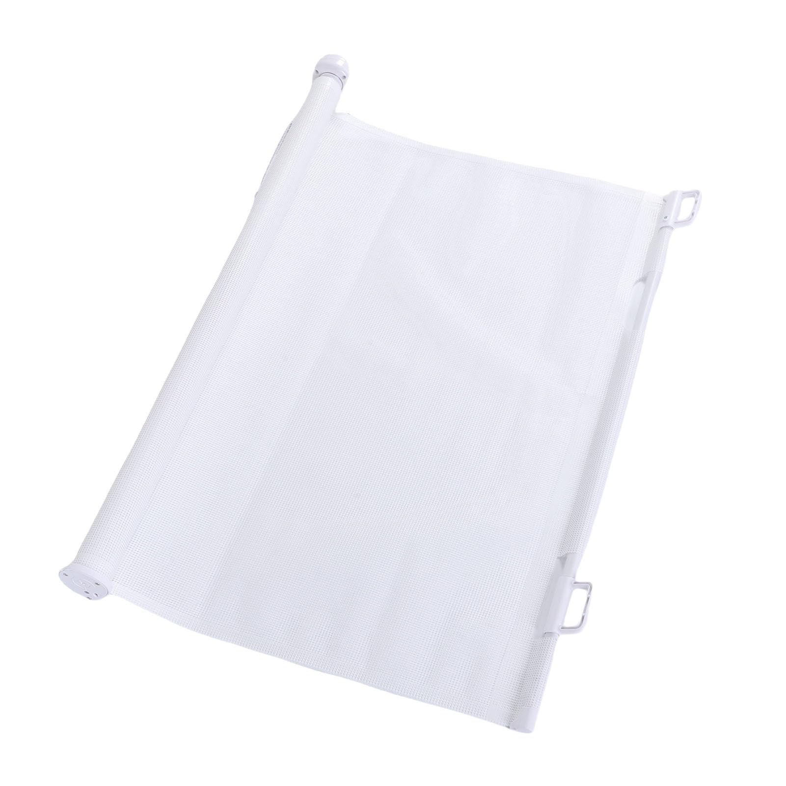 Jeffergarden Cancello per Cani Retrattile, PVC ABS PC POM Mesh Cancello di Sicurezza per Animali Domestici Si Estende Fino a 140 Cm di Larghezza e 86 Cm di Altezza, Barriera a Prova di Bambino per
