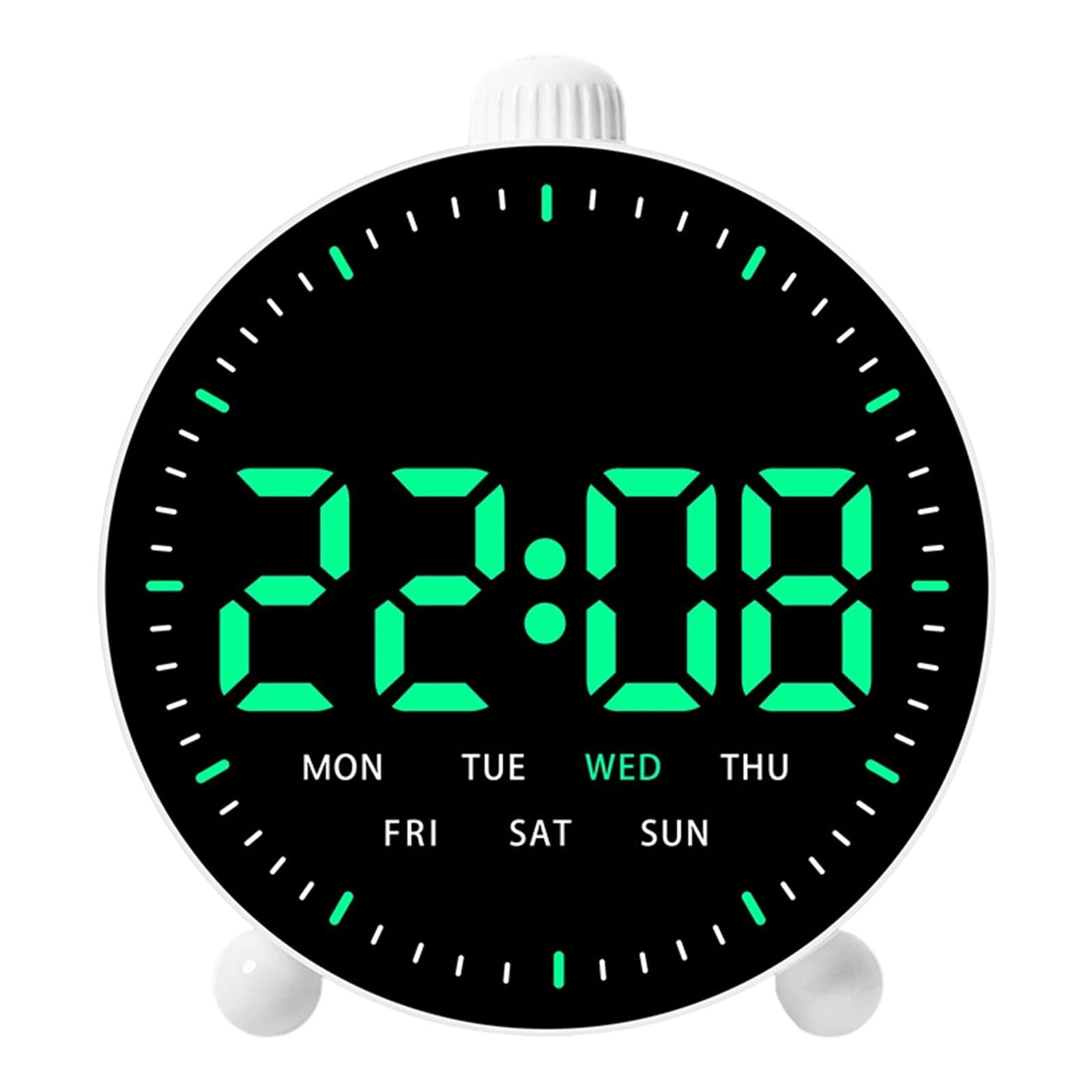 HDOYTXXM Multipurpose LED Desk Clock with Mute Timer & Night Light for Home Bedroom Use Clear Display Bright Digital Alarm Clock with Countdown Feature