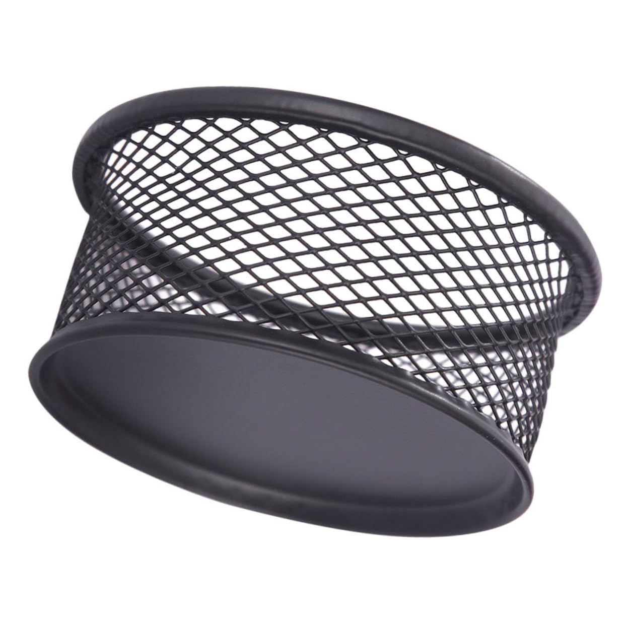 HOLIDYOYO Mesh Design Paper Clip Storage Box Desk Organizer for Items for Office and School Use Container for Neat and Convenient Access to Supplies