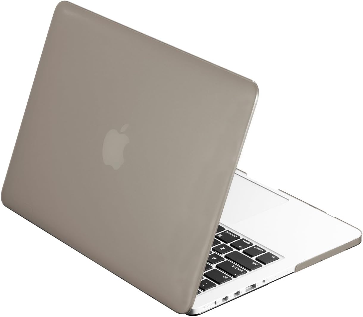 TOP CASE - Classic Series Rubberized Hard Case Compatible MacBook Pro 13.3" (13" Diagonally) with Retina Display (Old Gen. 2012-2015) Model: A1425 and A1502 - Gray