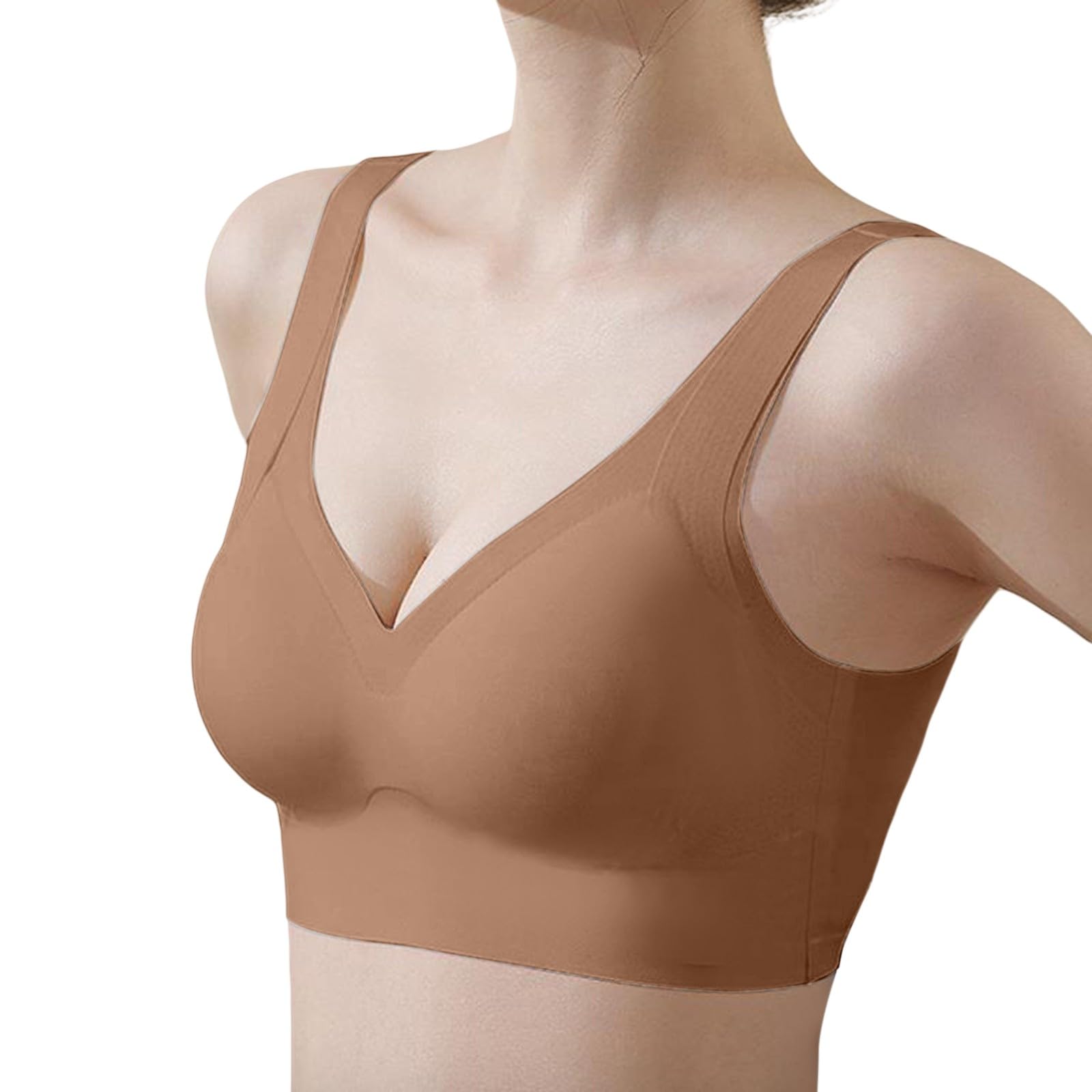 Push Up Silicone Bra Bustier Top Plus Size Strapless Bras for Women UK Stick On for Bigger Bust Sports Running High Impact Under Wired Women High Support Nursing Sports