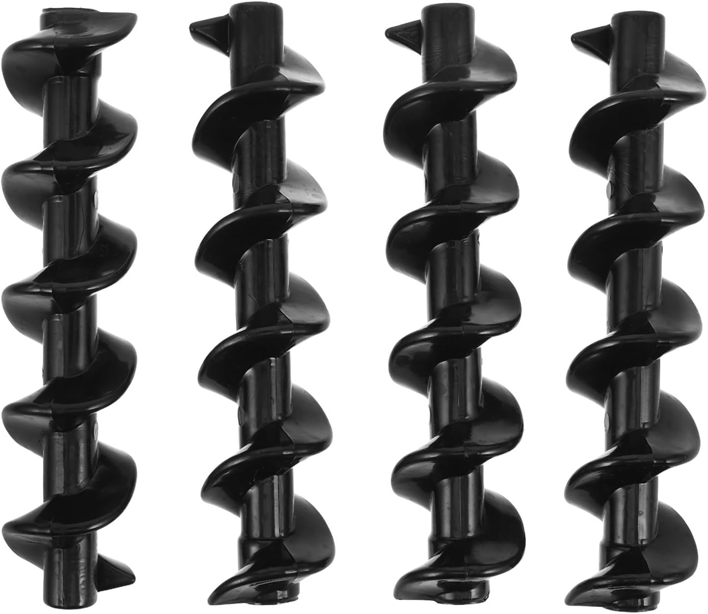 Chocolate Fountain Spiral Shaft Replacement Kit Featuring Plastic Spiral Structure 4pcs for Chocolate Machine for Home Parties and Small Commercial Settings