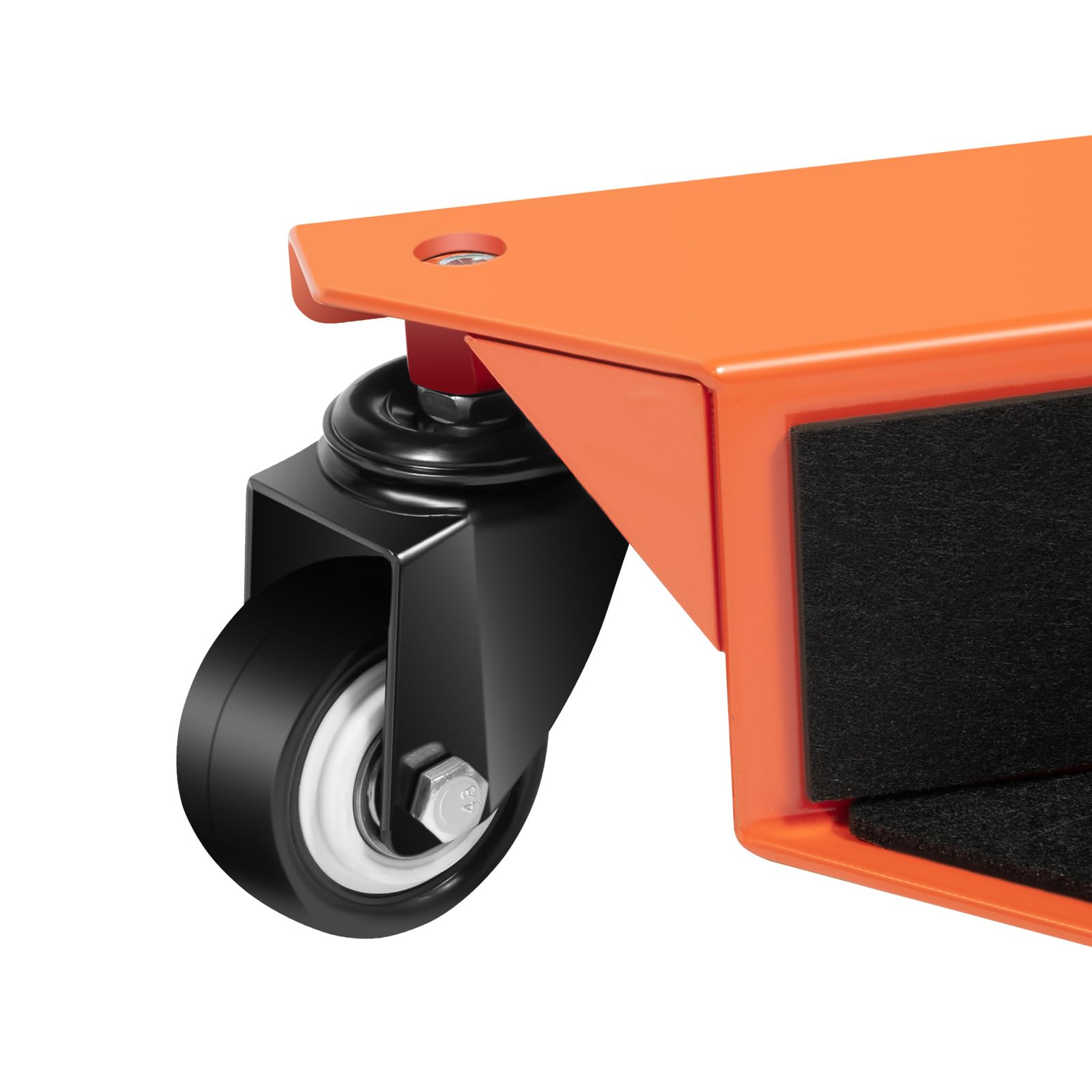 4 Stück Möbelrollen Schwerlast, Möbel Transportroller Set, Mover Schreibtischschrank Roller Transportrollen Rollen für Möbel bis 639kg