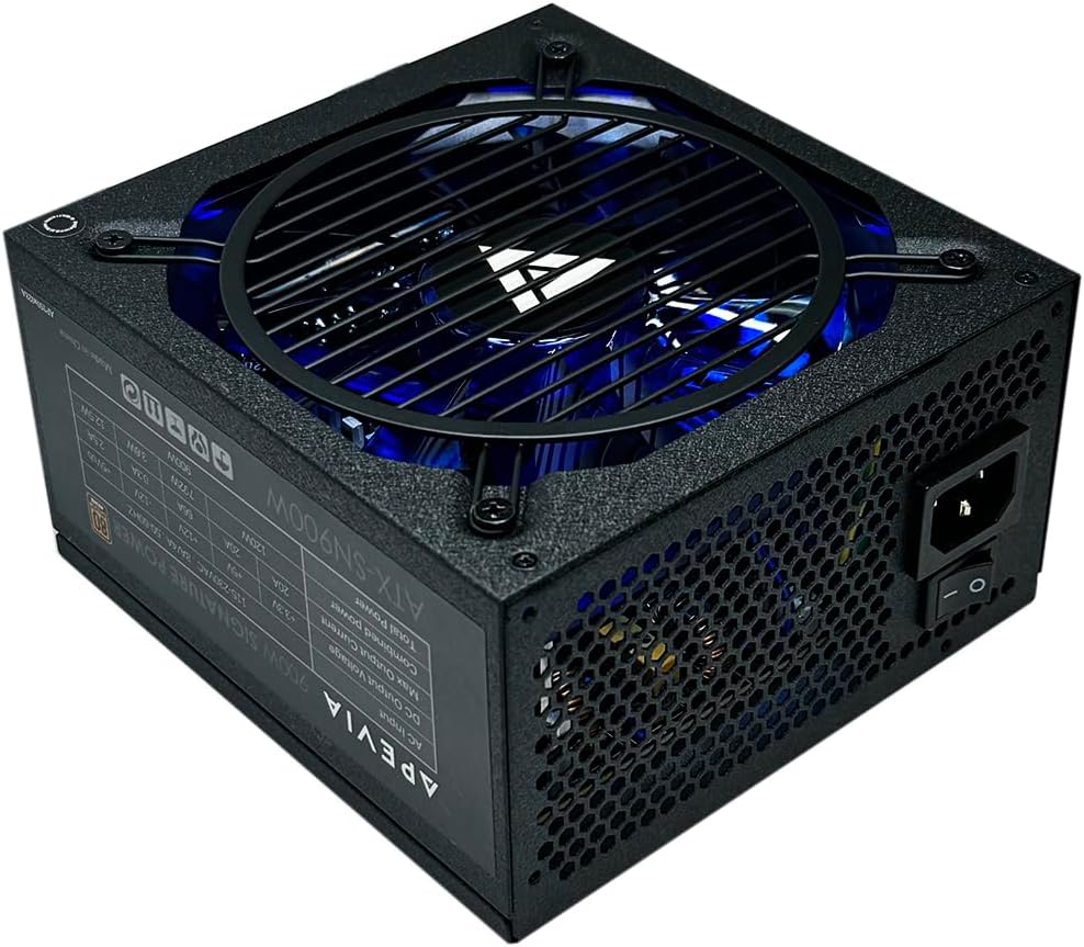Apevia ATX-SN900 Signature 900W 80+ Bronze Certified Active PFC ATX Semi-Modular Gaming Power Supply Apevia ATX-SN900 Signature 900W 80+ Bronze Certified Active PFC ATX Semi-Modular Gaming Power Supply